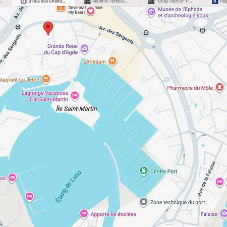 La Baleine Rose, T2 Vue Degagee Sur Le Centre Port Apartmán